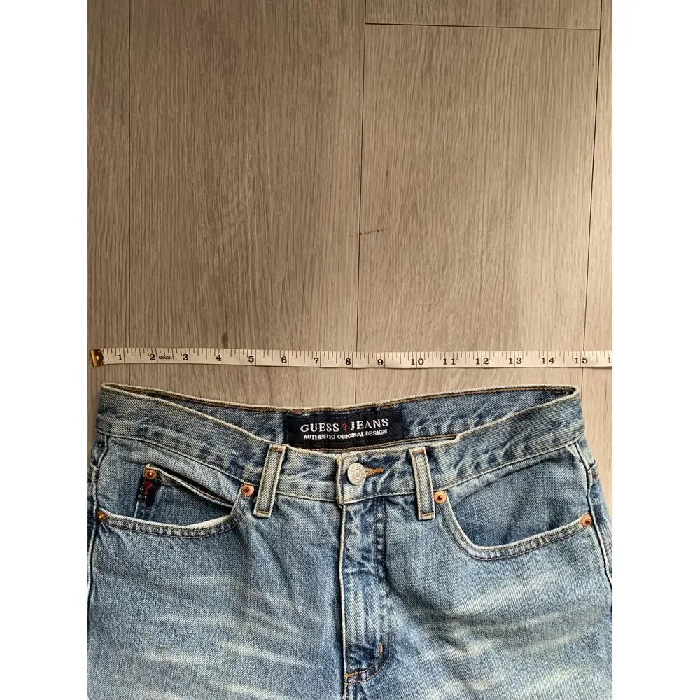 Vintage Guess Flare Leg Jeans Size 6/8 - Picture 7 of 7